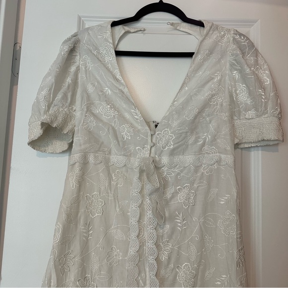 Alice and Olivia Stori Embroidery Midi Dress PLEASE READ!! - Picture 6 of 11